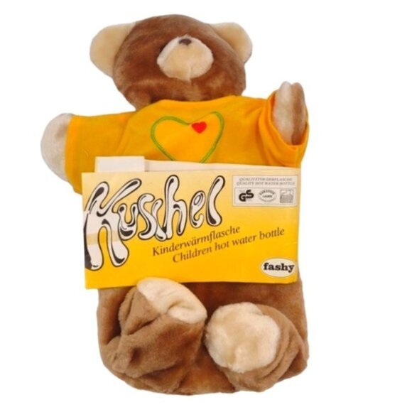 "fashy" Kuschel Children's Hot Water Bottle & Plush Teddy Bear Cover Unused - Picture 4 of 9